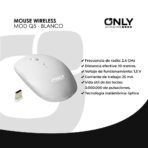 MOUSE WIRELESS MOD Q5 - BLANCO - Imagen 3