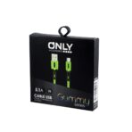 CABLE USB MOD 66 - GUMMY - V8 - VERDE