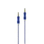 CABLE AUX 3,5 MOD75 - 2 METROS - METAL - AZUL - Imagen 2