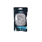 CABLE AUX 3,5 MOD75 - 2 METROS - METAL - BLANCO