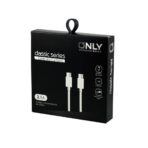 CABLE TIPO C A TIPO C - ONLY - BLANCO