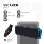 PARLANTE SMALL MOD DS002 - AZUL - Imagen 4