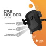 CAR HOLDER MOD 53 - NEGRO - Imagen 4