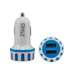 ADAPTADOR-CARGADOR 12V MOD34 - 2,4 AMP C/ 2 USB - AZUL - Imagen 2