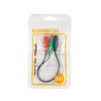 ADAPTADOR 3,5 AUX 1 HEMBRA A 2 MACHOS