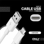 CABLE USB MOD 72 - ONLY - TIPO C - 3 MTS - Imagen 4