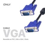 CABLE VGA 15PIN M/M 1.5 M - Imagen 4