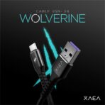 CABLE USB MOD94 WOLVERINE - XAEA - V8 - 4.4 AMP - NEGRO - Imagen 4