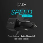 ADAPTADOR-CARGADOR 12V MOD 38 XAEA - SPEED - PD + QC 3.0 - Imagen 4