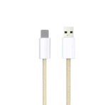 CABLE USB MOD 117 - MACARON - ONLY - LIGHTNING - AMARILLO - Imagen 2
