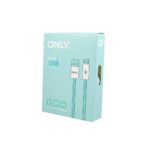 CABLE USB MOD 117 - MACARON - ONLY - LIGHTNING - VERDE