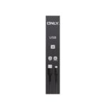 CABLE USB MOD 118 ECO LISO 2 - ONLY - V8 - NEGRO