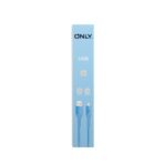 CABLE USB MOD 118 ECO LISO 2 - ONLY - V8 - AZUL