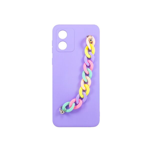 TPU MOD523 SILICONE CADENA - SAM A34 - ONLY - VIOLETA