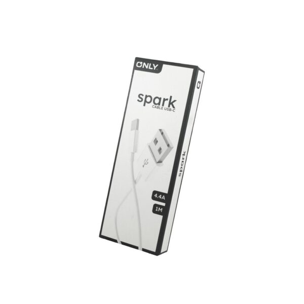 CABLE USB TIPO C 1M MODO-131 SPARK - ONLY - BLANCO