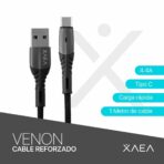 CABLE USB MOD 113 - VENON - XAEA - LIGHTNING - CON LUZ - Imagen 4