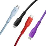 CABLE USB MOD 118 ECO LISO 2 - ONLY - V8 - AZUL - Imagen 3