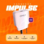 CARGADOR 220V MODO-040 IMPULSE - 2.1A + CABLE TIPO C - ONLY - BLANCO - Imagen 5