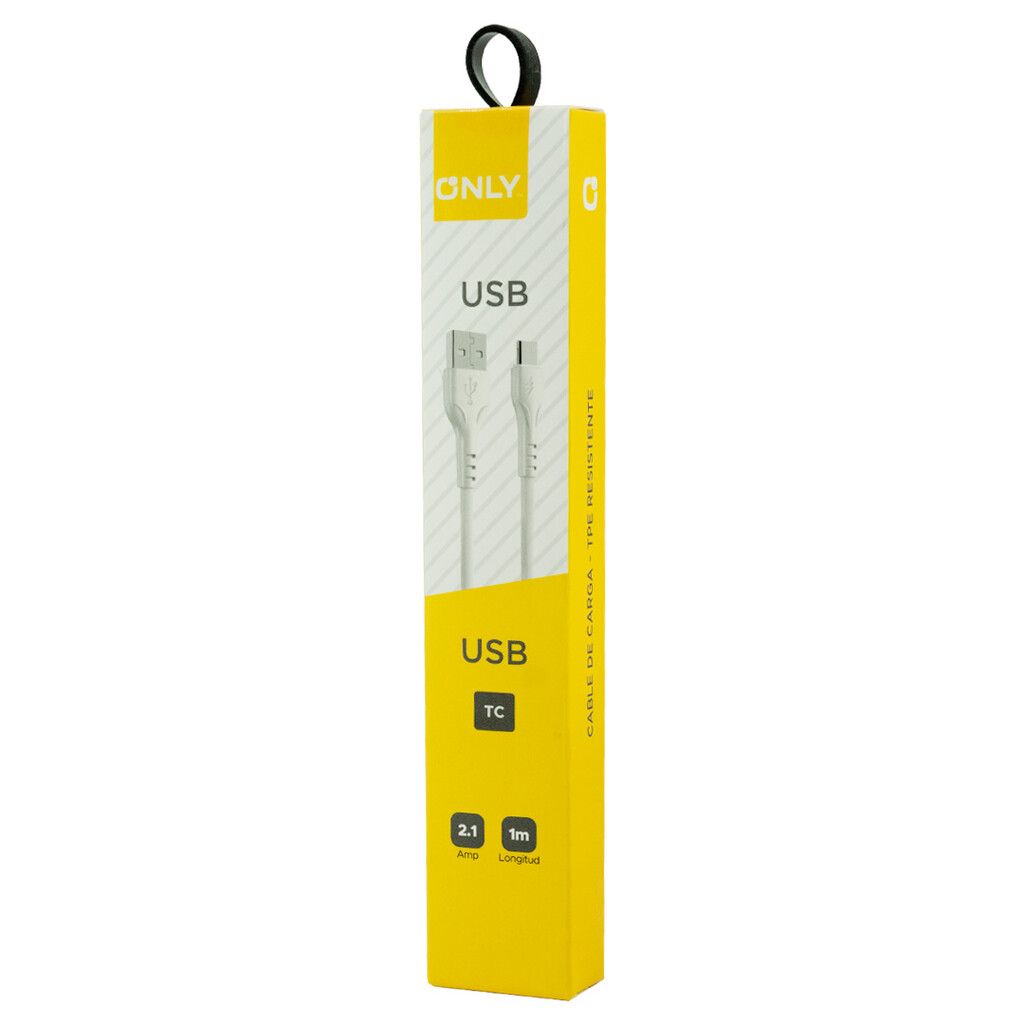CABLE USB MOD 125 ECO CLASSIC - ONLY - TC - BLANCO CABLE USB MOD 125 ECO CLASSIC - ONLY - TC - BLANCO - Imagen 1