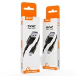 CABLE USB TIPO C MODO-140 SYNC - ONLY - NEGRO