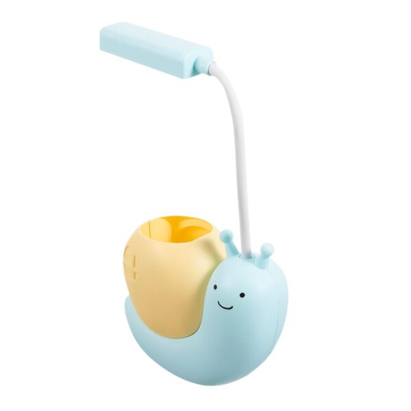 LAMPARA DE ESCRITORIO MODS-001 CARACOL - ST - CELESTE