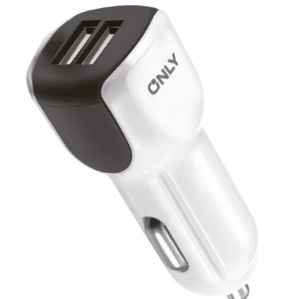 ADAPTADOR-CARGADOR 12V BOOSTER MODS-503 - 2 USB - ONLY - BLANCO