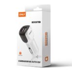 ADAPTADOR-CARGADOR 12V BOOSTER MODS-503 - 2 USB - ONLY - BLANCO - Imagen 2