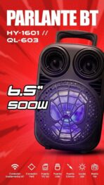 PARLANTE 6,5'' - MODS-HY1601 - STOCK - NEGRO - Imagen 4