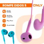 MANOS LIBRES ROMPEOIDOS 5 - ONLY - CELESTE - Imagen 4