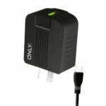CARGADOR 220V MODO-006 - 1USB + TIPO C - ONLY PREMIUM- NEGRO - Imagen 2