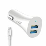 CARGADOR 12V DRIFT MODS-501 - 2 USB + CABLE TIPO C - ONLY - BLANCO - Imagen 2