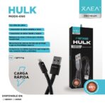 CABLE USB MODX-090 HULK LIGHTNING - XAEA - NEGRO - Imagen 4