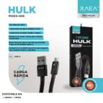 CABLE USB MODX-089 HULK TIPO C - XAEA - NEGRO - Imagen 4
