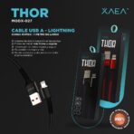 CABLE USB MODX-027 THOR LIGHTNING - XAEA - ROJO - Imagen 3