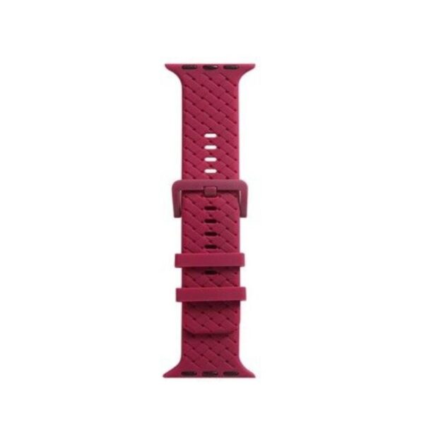 MALLA RELOJ MODS-766 SILICONA TRENZADA 38 - ST - MAGENTA