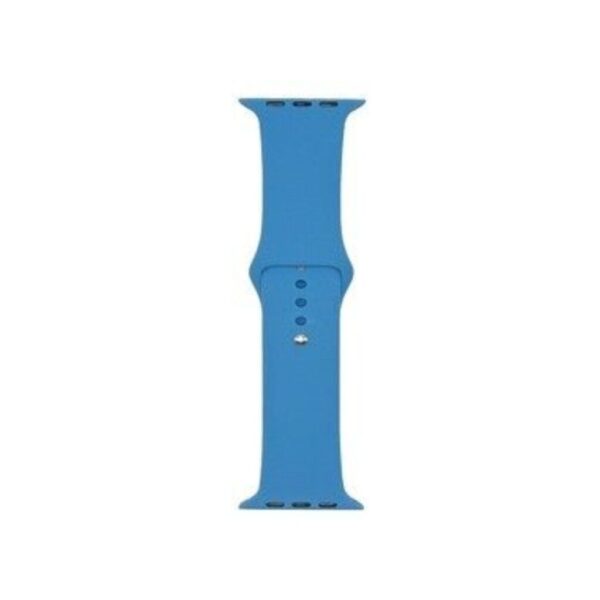 MALLA RELOJ MODS-753 SILICONA LISA 42 - ST - AZUL