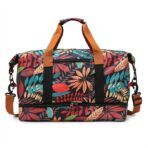 BOLSO FLORAL MODS-063 - ST - NEGRO