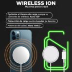 CARGADOR WIRELESS MODS-722 ION - ONLY - BLANCO - Imagen 5