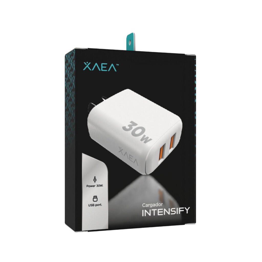 CARGADOR 220V MODO-A015 INTENSIFY - 2USB + CABLE TIPO C - XAEA - BLANCO CARGADOR 220V MODO-A015 INTENSIFY - 2USB + CABLE TIPO C - XAEA - BLANCO - Imagen 1