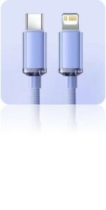 CABLE TIPO C - LIGHTNING MODX-098 - ATHENEA - XAEA - LILA - Imagen 3
