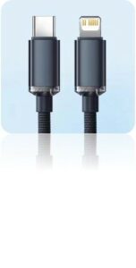 CABLE TIPO C - LIGHTNING MODX-098 - ATHENEA - XAEA - NEGRO - Imagen 3