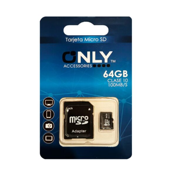 MEMORIA 64GB - CLASE 10 ONLY