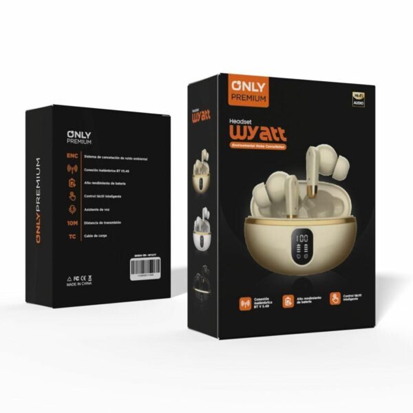 MANOS LIBRES MODO-110 WYATT TWS - ONLY - BEIGE