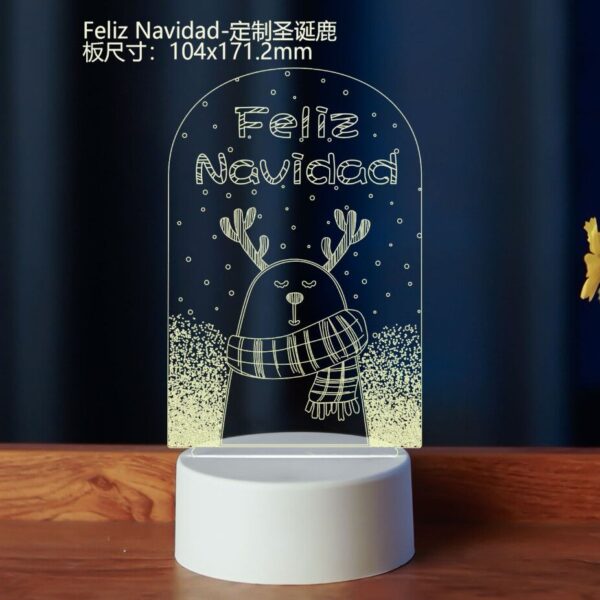 LAMPARA DE ACRILICO RENO MODV-001B - VARIOS - BLANCO