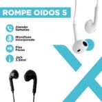 MANOS LIBRES ROMPE5 MODX-000D - XAEA - NEGRO - Imagen 2