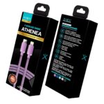 CABLE TIPO C - LIGHTNING MODX-098 - ATHENEA - XAEA - LILA