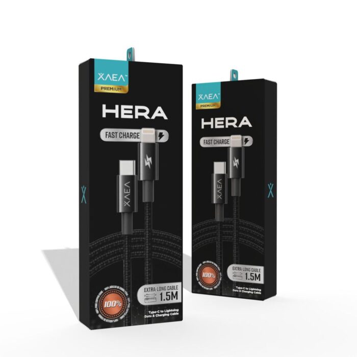 CABLE TIPO C LIGTHNING MODX-106 - HERA - XAEA - NEGRO