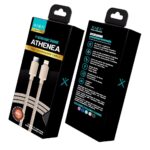 CABLE TIPO C - LIGHTNING MODX-098 - ATHENEA - XAEA - BEIGE