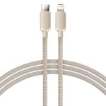 CABLE TIPO C - LIGHTNING MODX-098 - ATHENEA - XAEA - BEIGE - Imagen 2