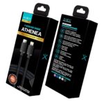 CABLE TIPO C - LIGHTNING MODX-098 - ATHENEA - XAEA - NEGRO